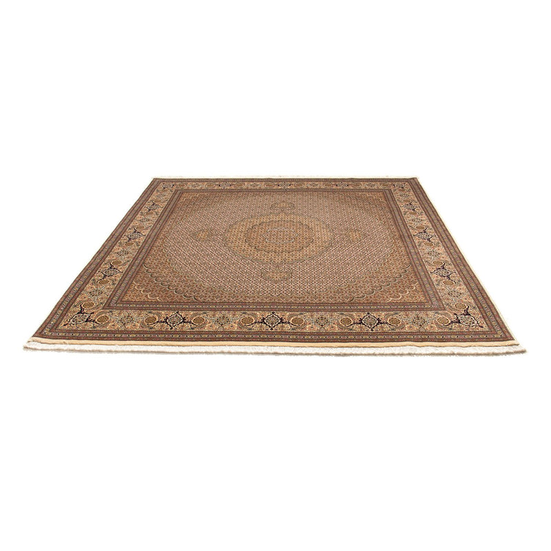 Tapis persan - Tabriz carré  - 208 x 204 cm - marron clair