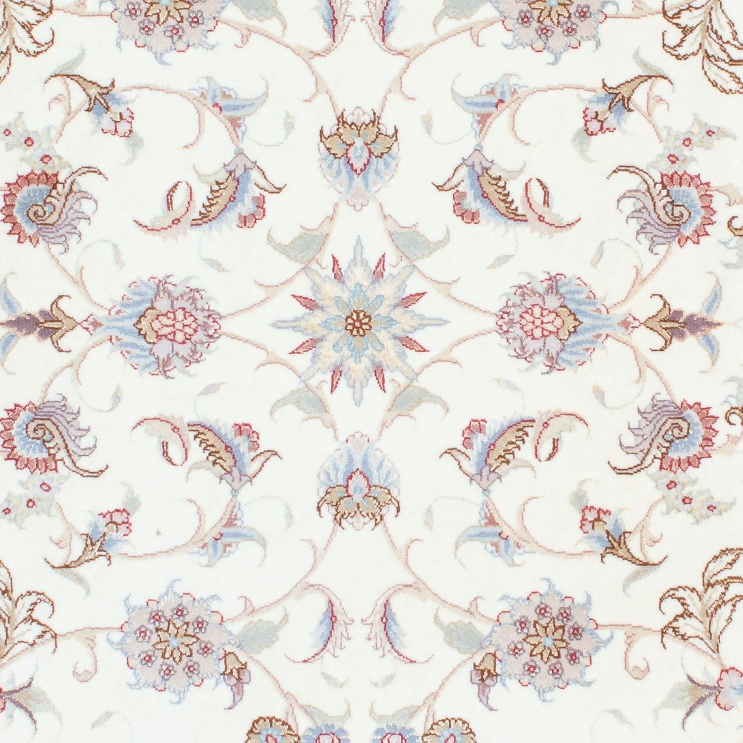 Tapis de couloir Tapis persan - Tabriz - Royal - 198 x 100 cm - beige