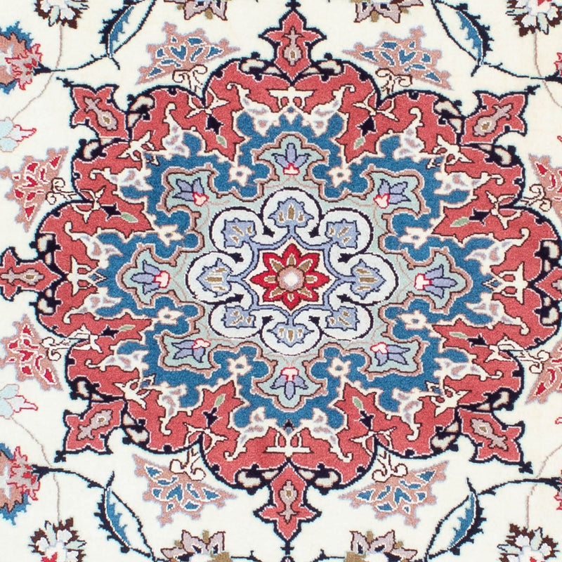 Tapis persan - Tabriz - Royal - 198 x 152 cm - beige