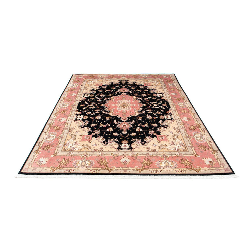 Tapis persan - Tabriz - Royal - 236 x 165 cm - bleu foncé