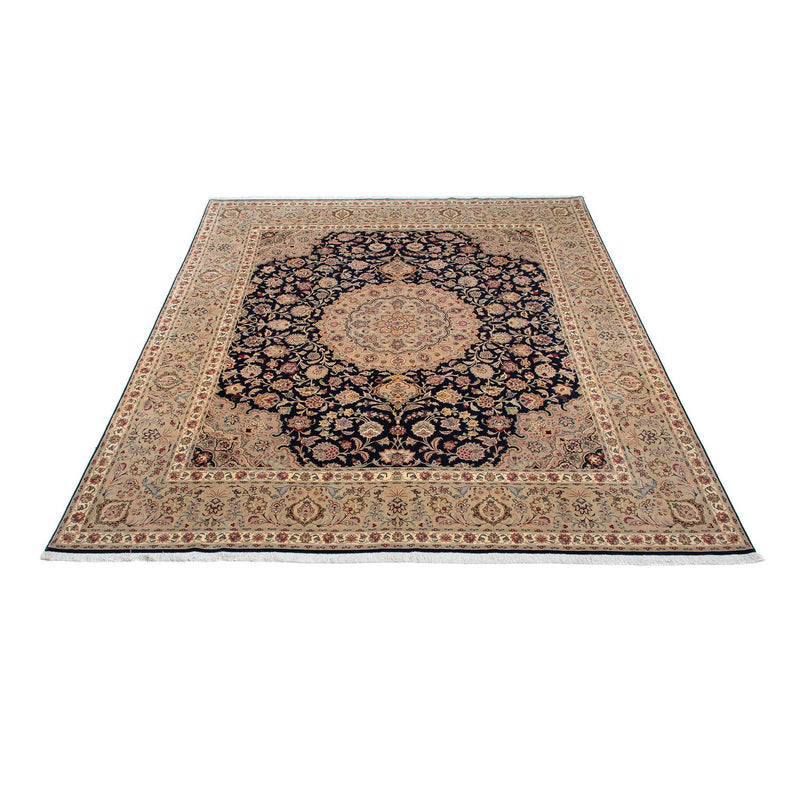 Tapis persan - Tabriz - Royal - 338 x 300 cm - bleu foncé