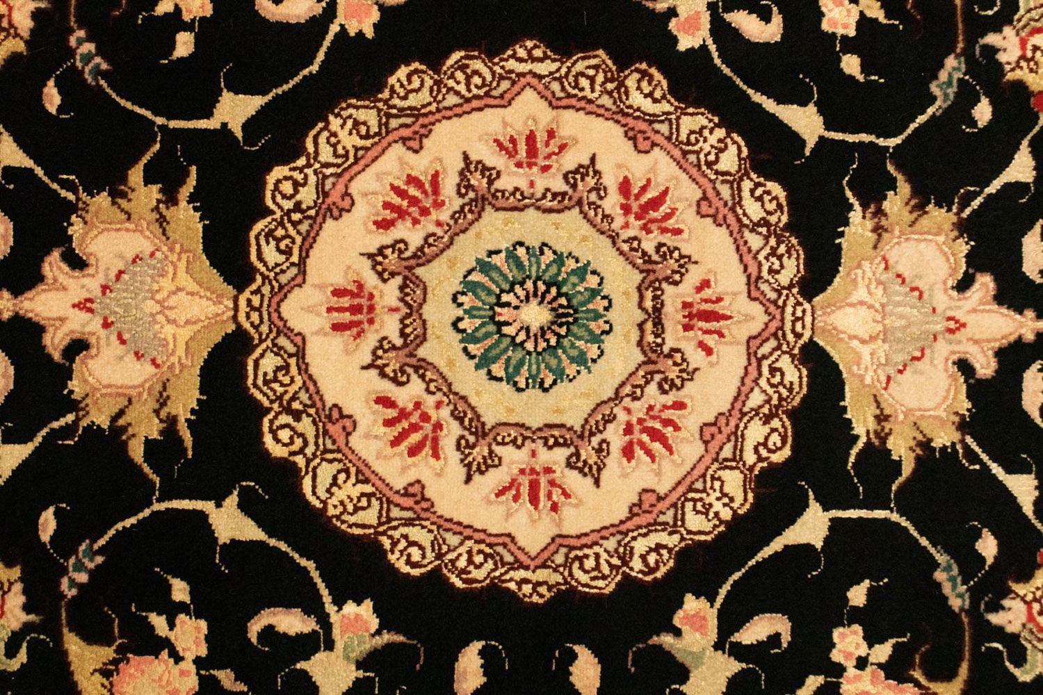 Tapis persan - Tabriz - Royal - 120 x 73 cm - noir