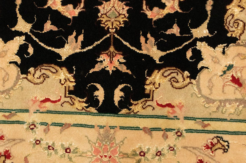 Tapis persan - Tabriz - Royal - 120 x 73 cm - noir