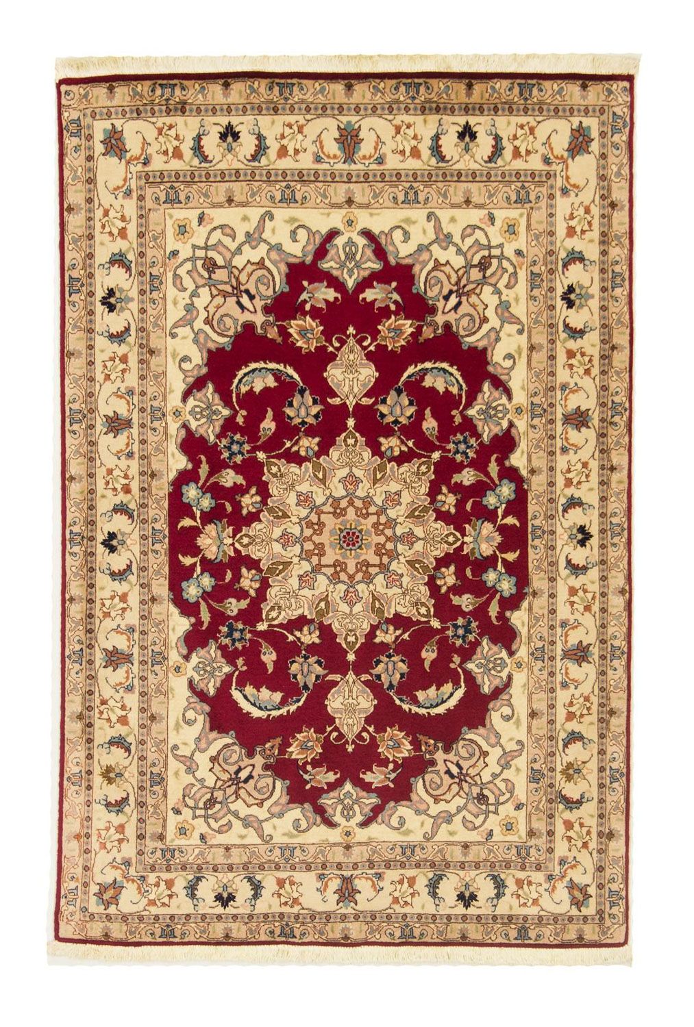 Tapis persan - Tabriz - Royal - 151 x 101 cm - rouge