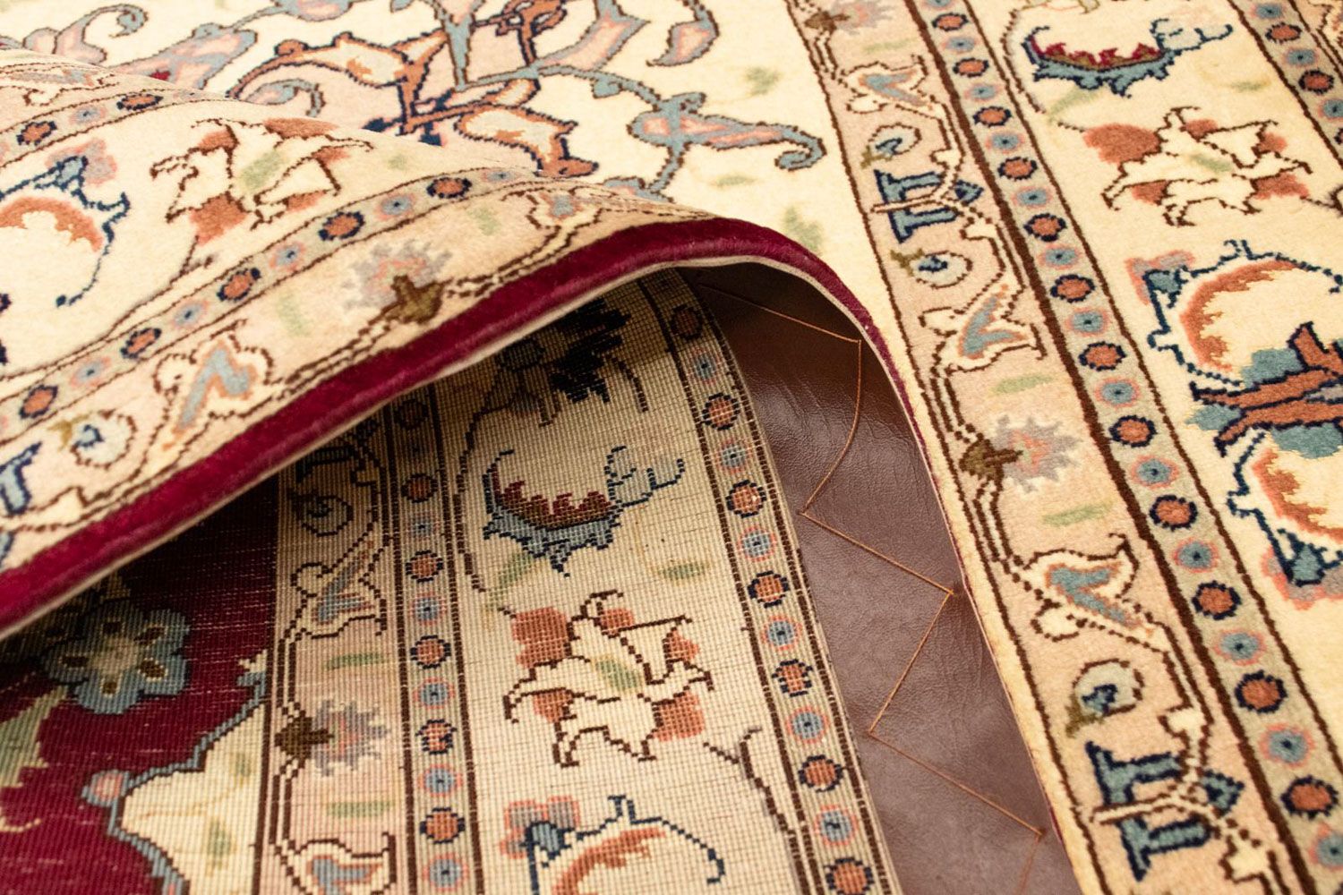 Tapis persan - Tabriz - Royal - 151 x 101 cm - rouge