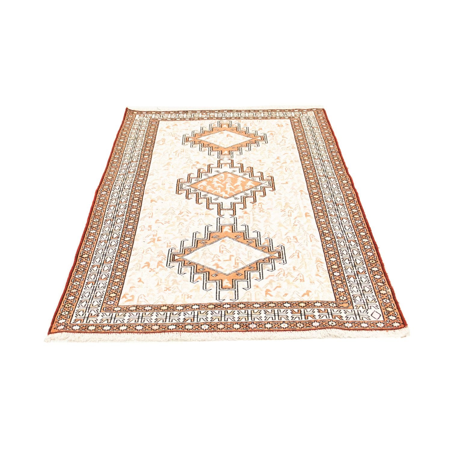 Tapis persan - Nomadic - 149 x 102 cm - beige