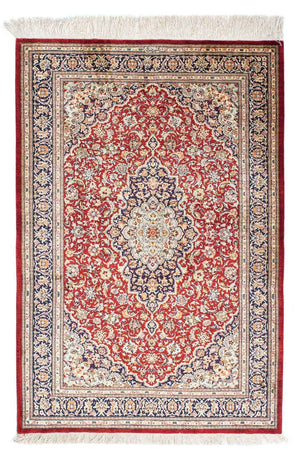 Perserteppich - Ghom 150 x 100 cm - dunkelrot