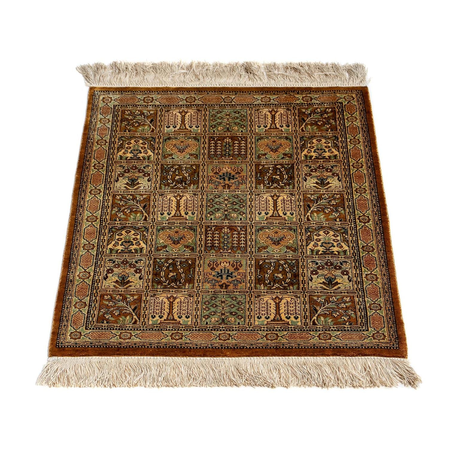 Tapis persan - Ghom - 72 x 52 cm - multicolore