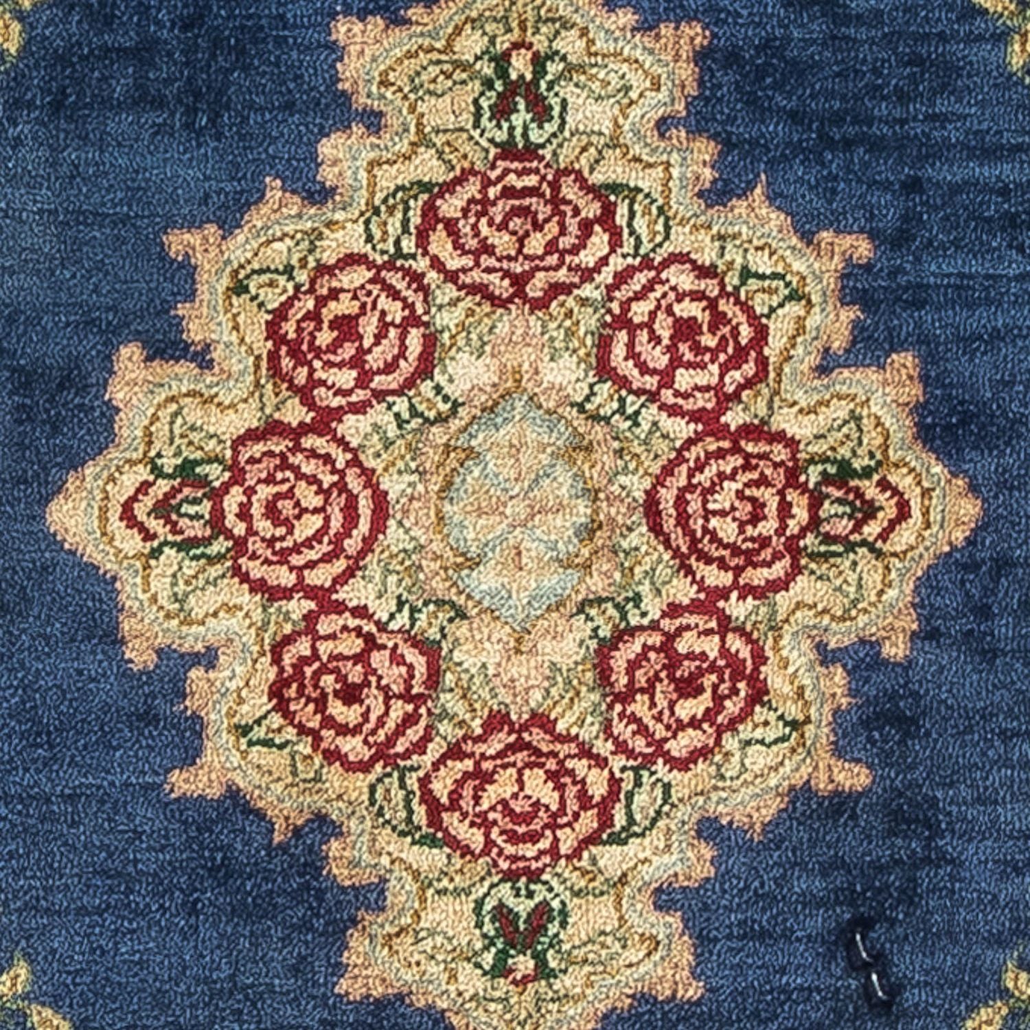 Seidenteppich - Ghom Seide - Premium 39 x 28 cm Fußmatte