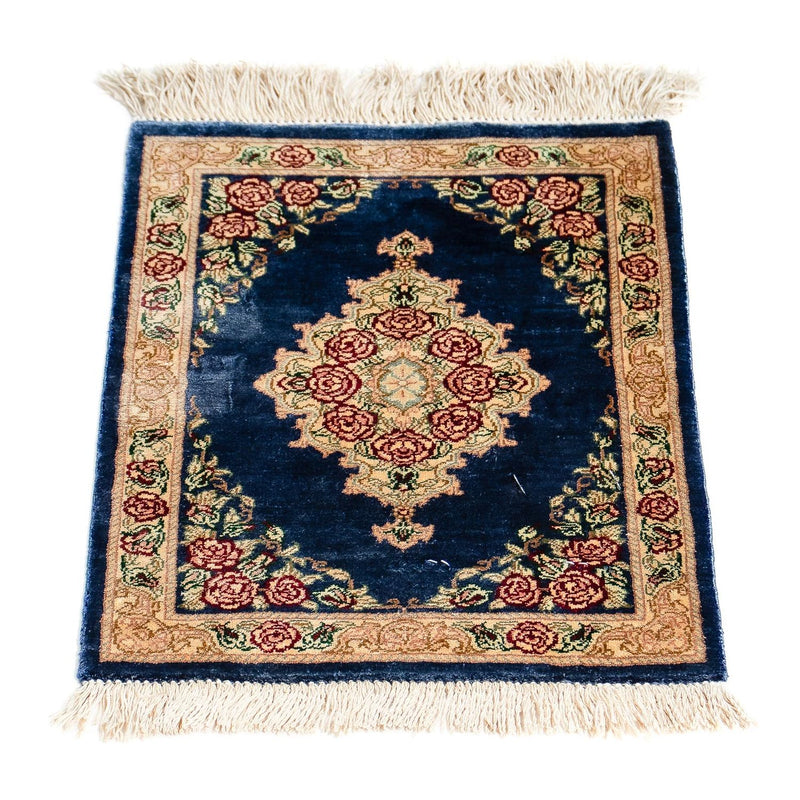Seidenteppich - Ghom Seide - Premium 39 x 28 cm Fußmatte
