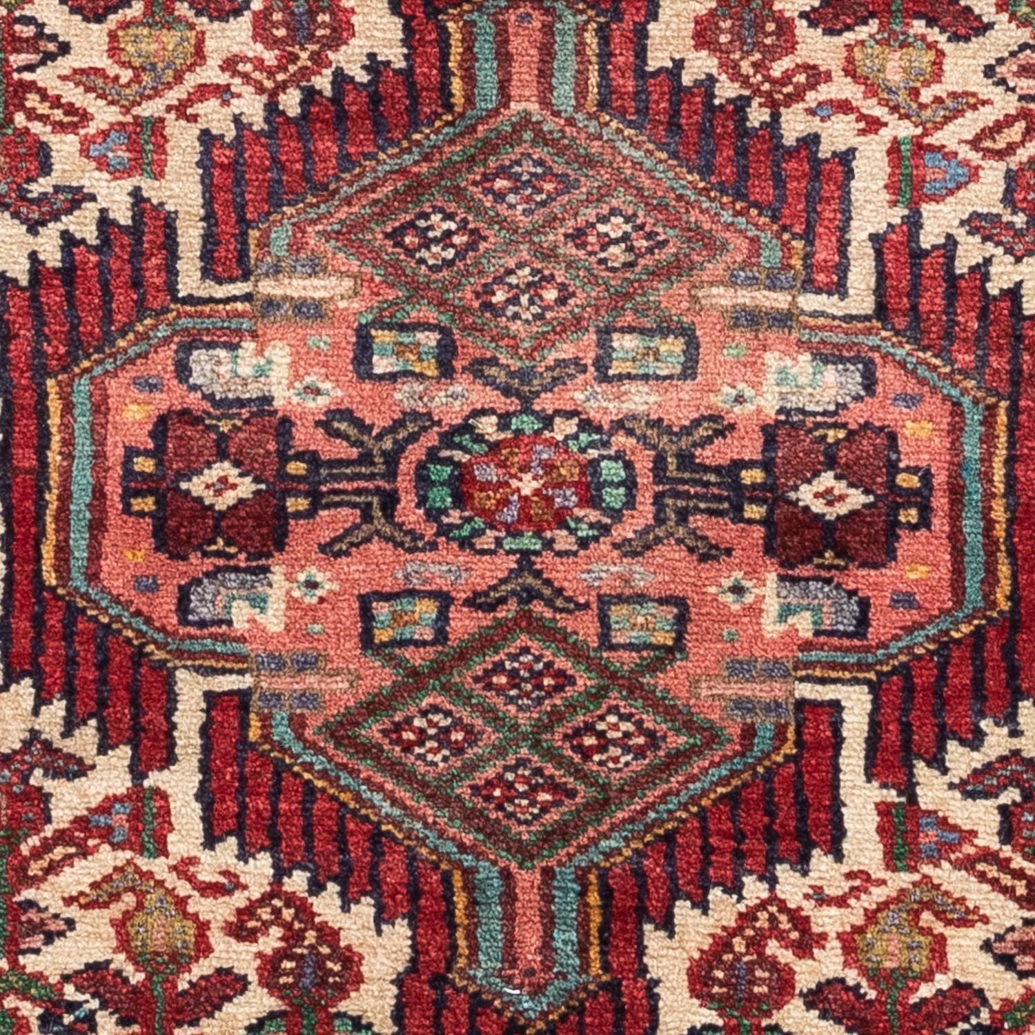 Tapis persan - Nomadic - 125 x 80 cm - rouge foncé