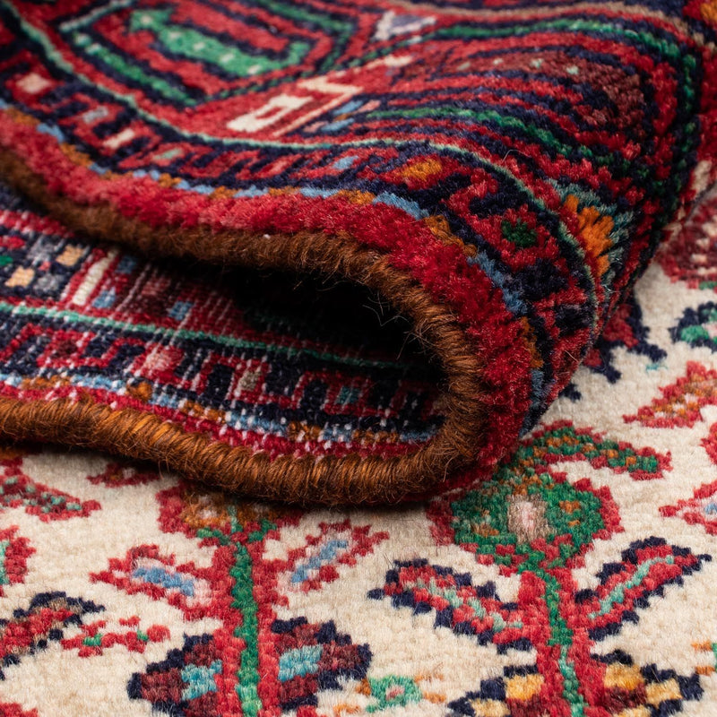 Tapis persan - Nomadic - 125 x 80 cm - rouge foncé