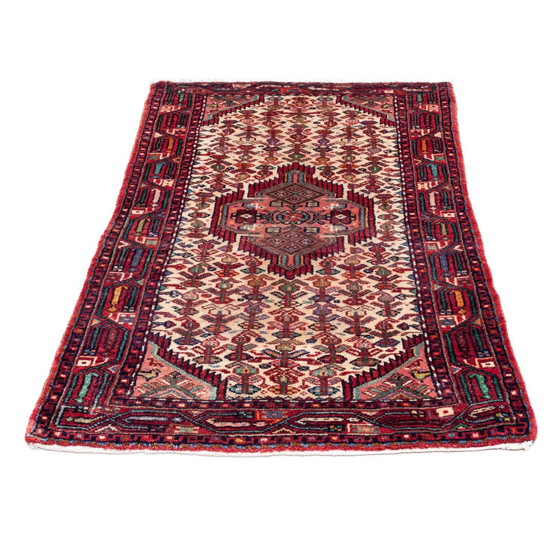 Tapis persan - Nomadic - 125 x 80 cm - rouge foncé