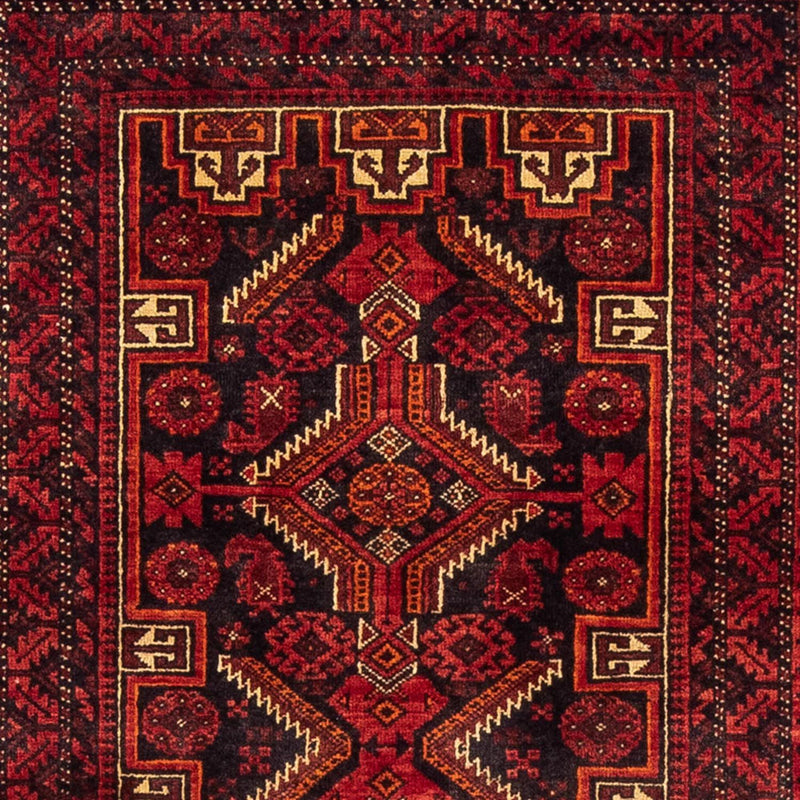 Tapis de couloir Tapis Belutsch - 195 x 89 cm - rouge foncé