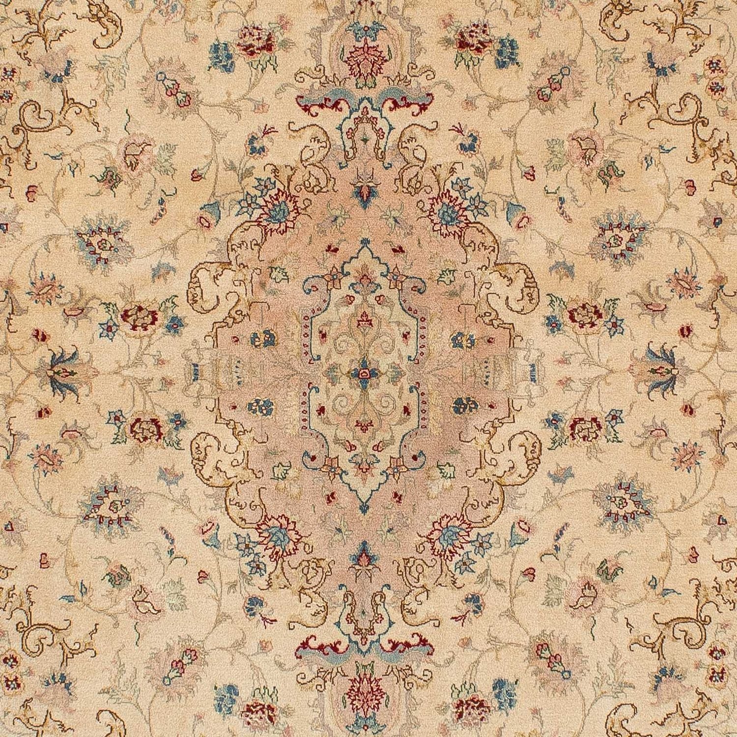 Tapis persan - Tabriz - Royal - 200 x 149 cm - marron clair