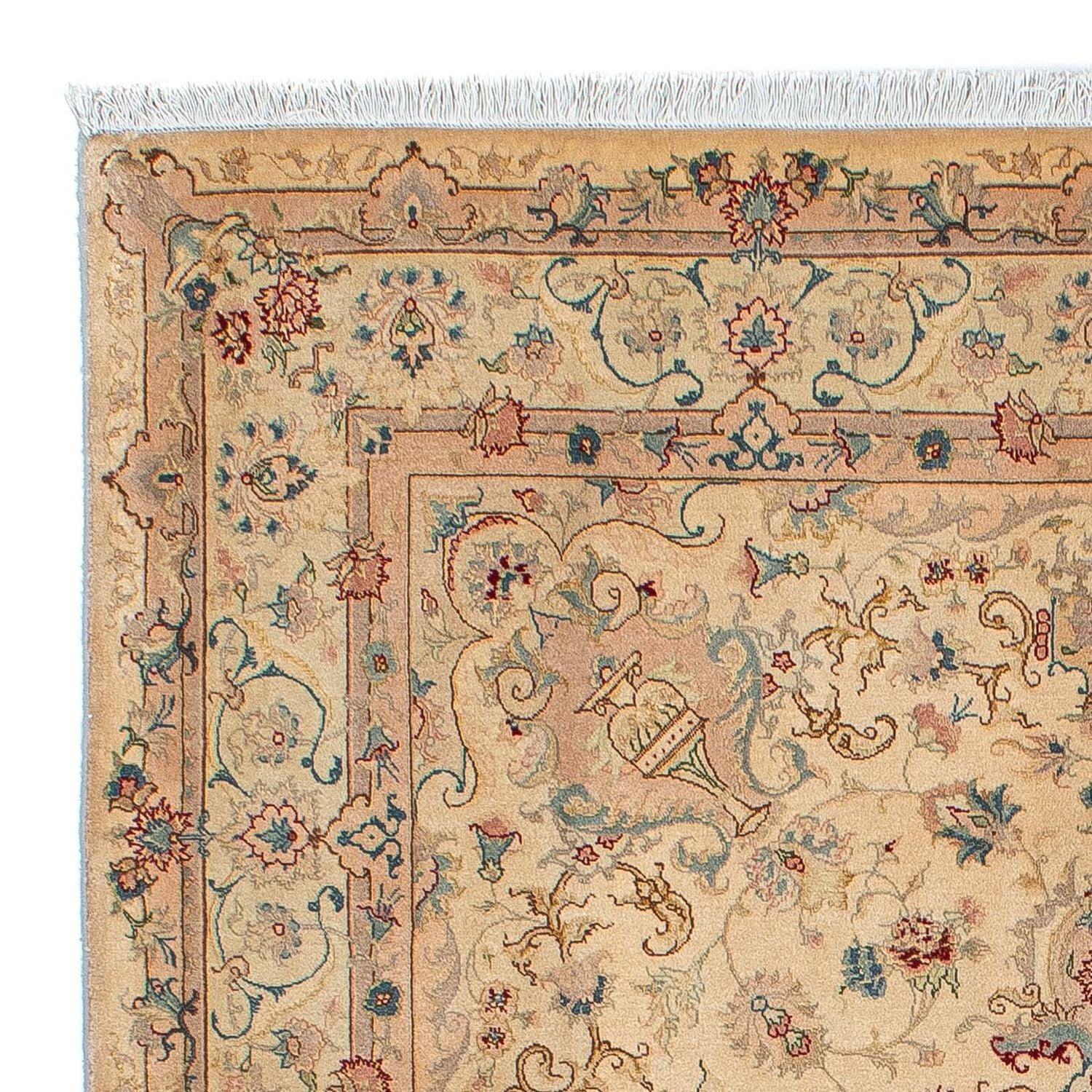 Tapis persan - Tabriz - Royal - 200 x 149 cm - marron clair