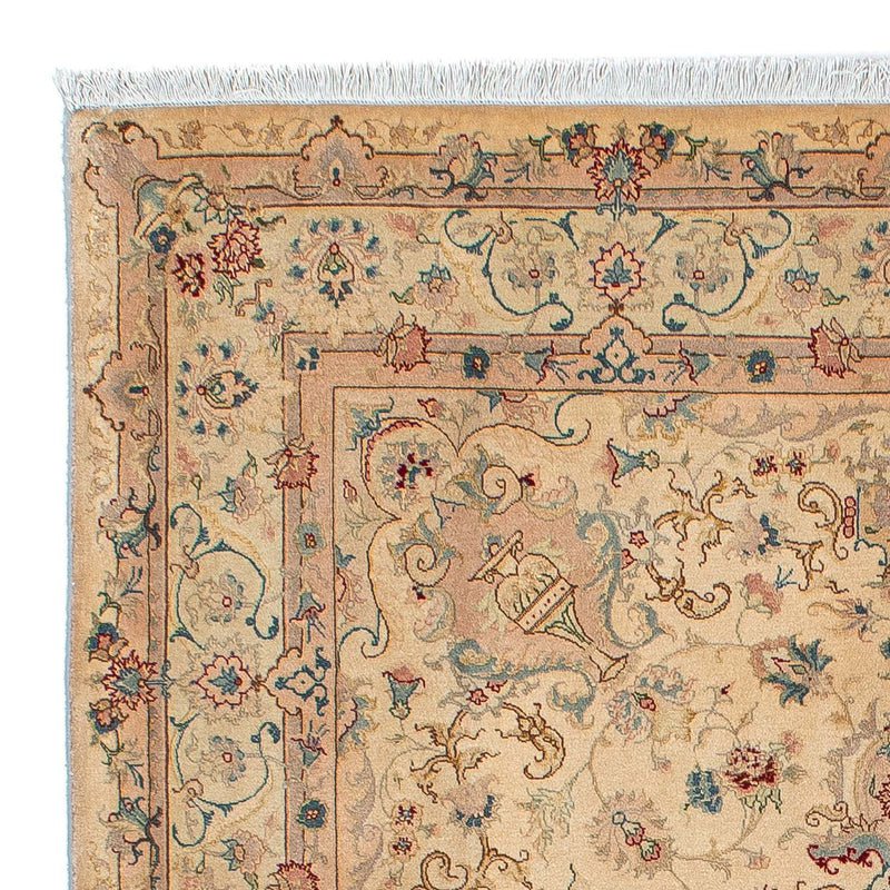 Tapis persan - Tabriz - Royal - 200 x 149 cm - marron clair