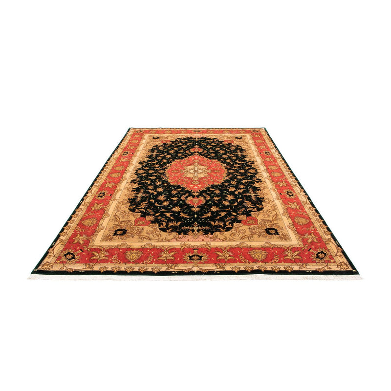 Tapis persan - Tabriz - Royal - 300 x 198 cm - bleu foncé