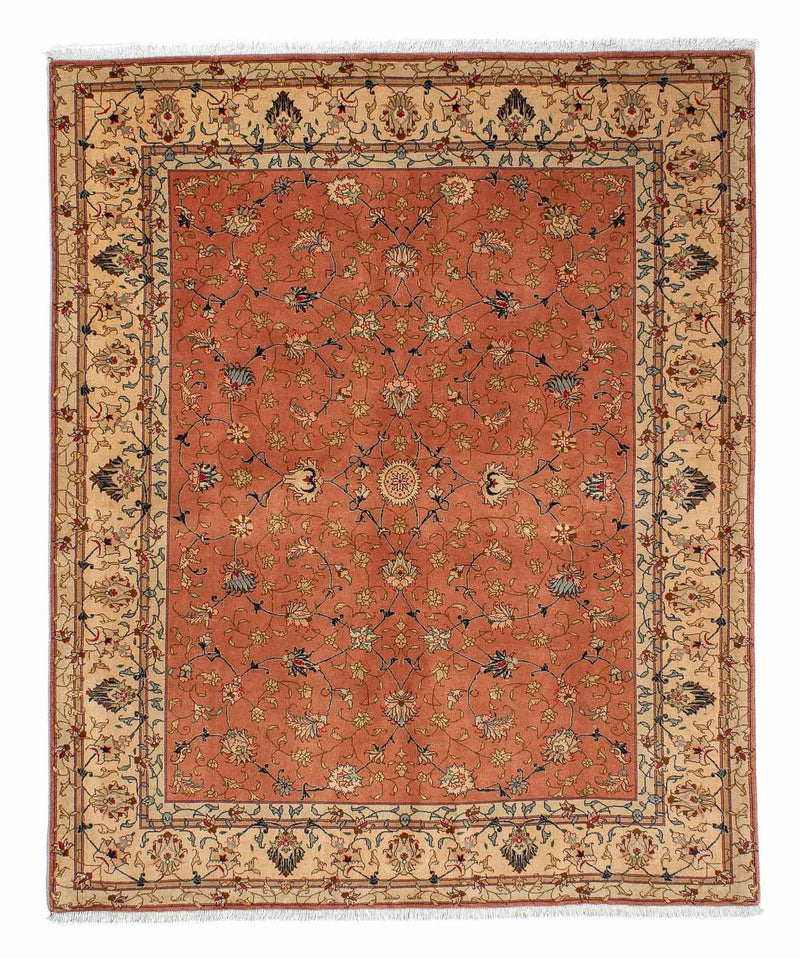 Tapis persan - Tabriz - Royal - 193 x 156 cm - rouille