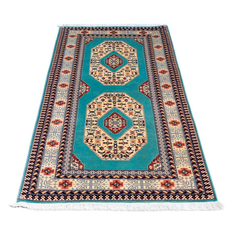 Tapis de couloir Tapis persan - Tabriz - Royal - 175 x 76 cm - bleu
