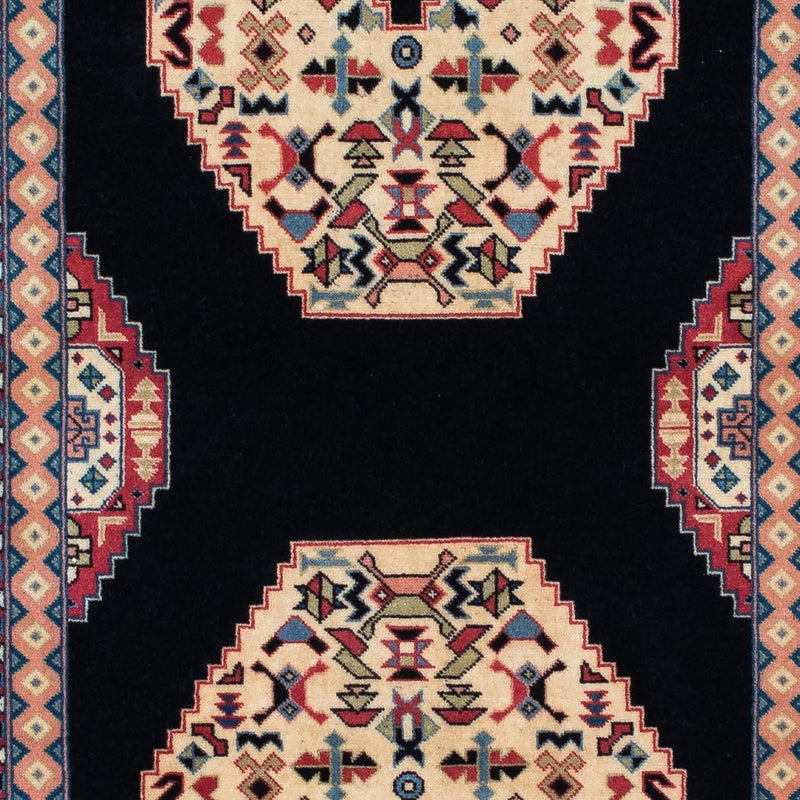 Tapis de couloir Tapis persan - Tabriz - Royal - 188 x 74 cm - bleu foncé