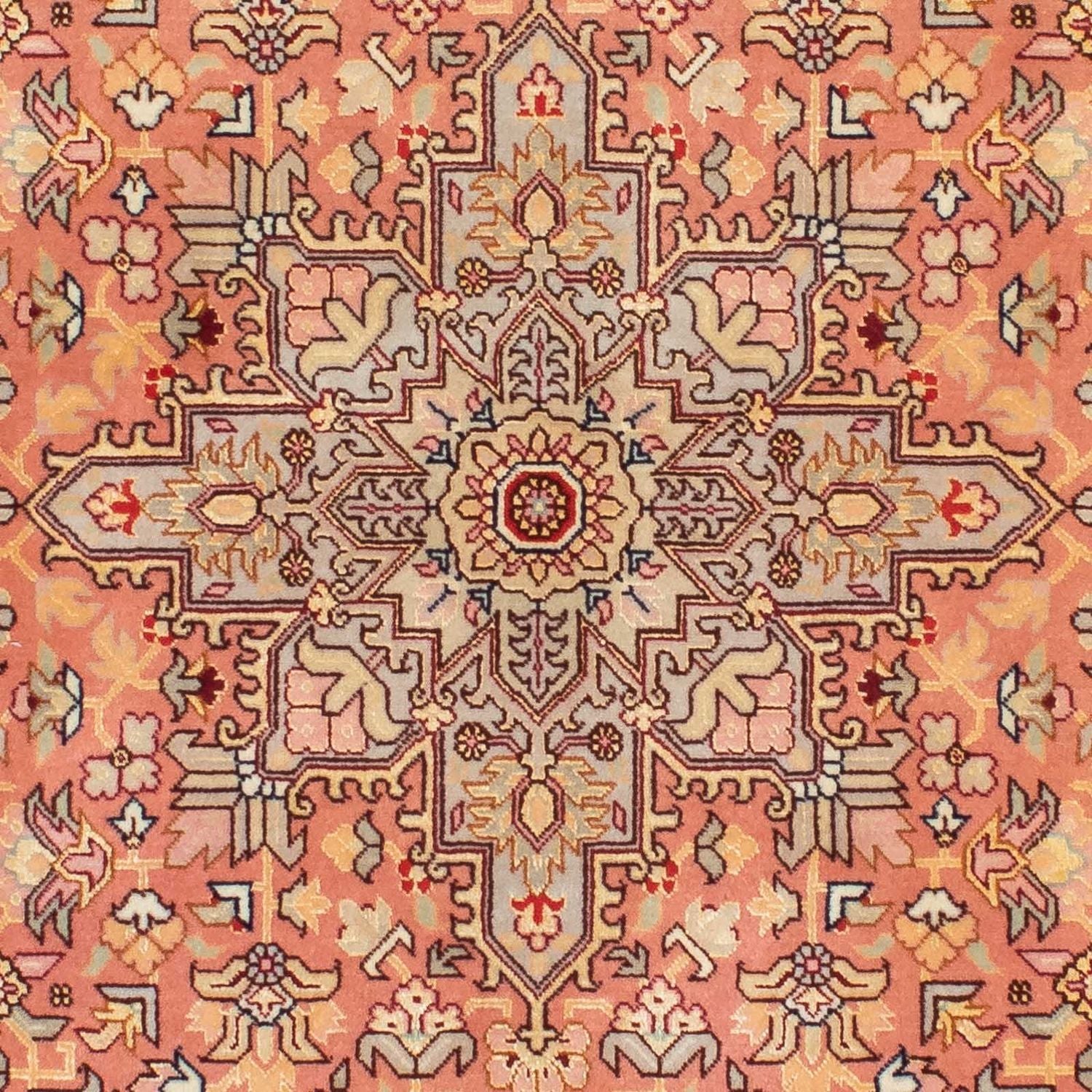 Tapis de couloir Tapis persan - Tabriz - Royal - 206 x 82 cm - multicolore