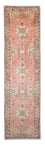 Tapis de couloir Tapis persan - Tabriz - Royal - 389 x 93 cm - rouge clair