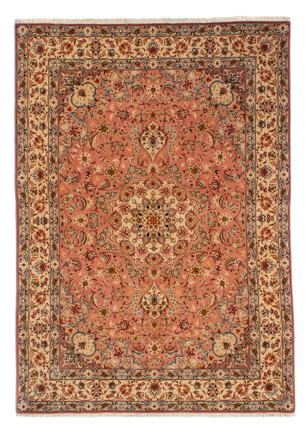 Perserteppich - Täbriz - Royal 212 x 148 cm Teppichbrücke
