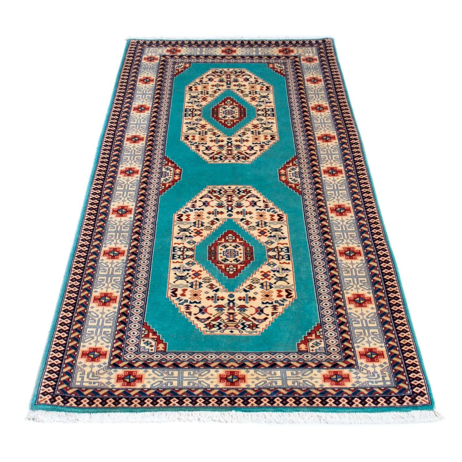 Tapis de couloir Tapis persan - Tabriz - Royal - 180 x 76 cm - bleu