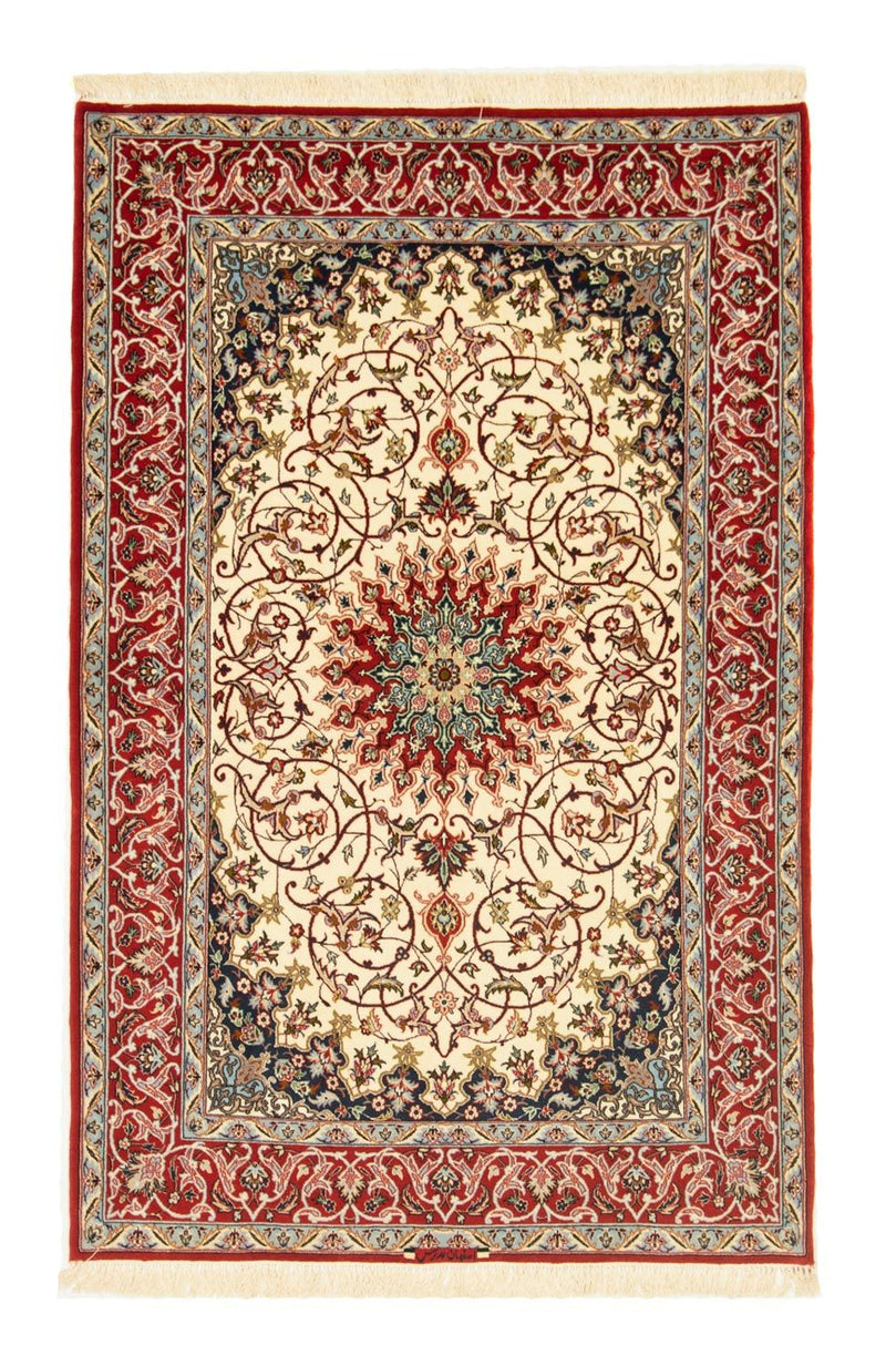 Tapis persan - Isfahan - Premium - 170 x 109 cm - beige