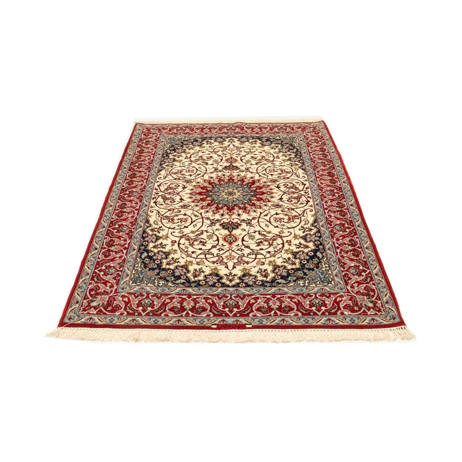 Tapis persan - Isfahan - Premium - 170 x 109 cm - beige