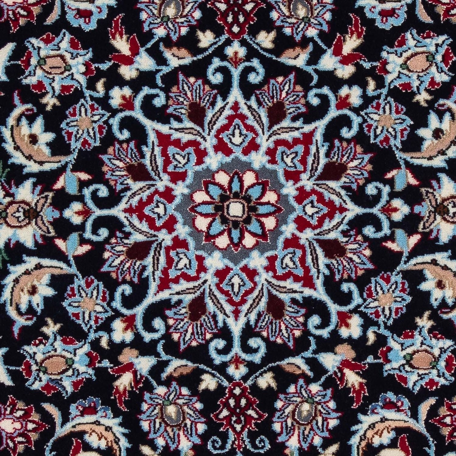Tapis persan - Isfahan - Premium - 104 x 72 cm - rouge foncé