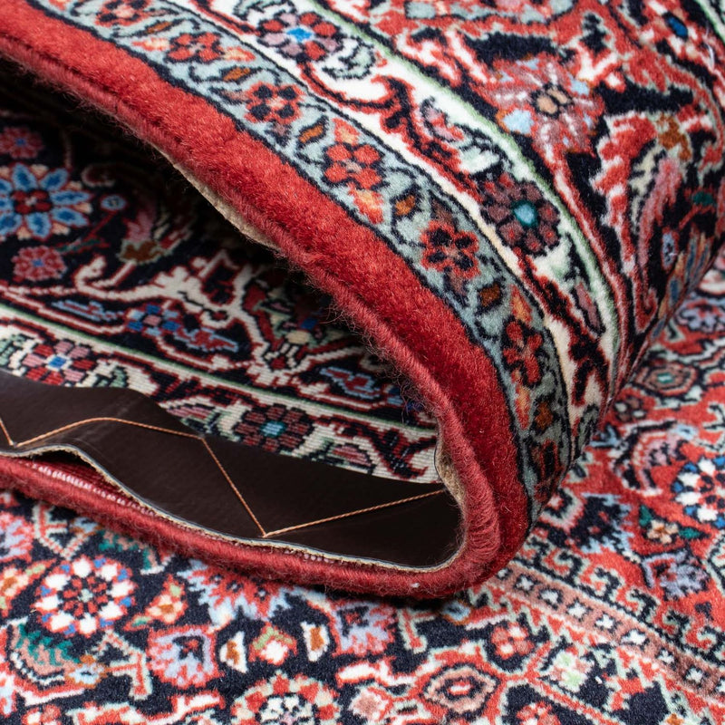 Tapis persan - Bidjar - 209 x 132 cm - rouge clair