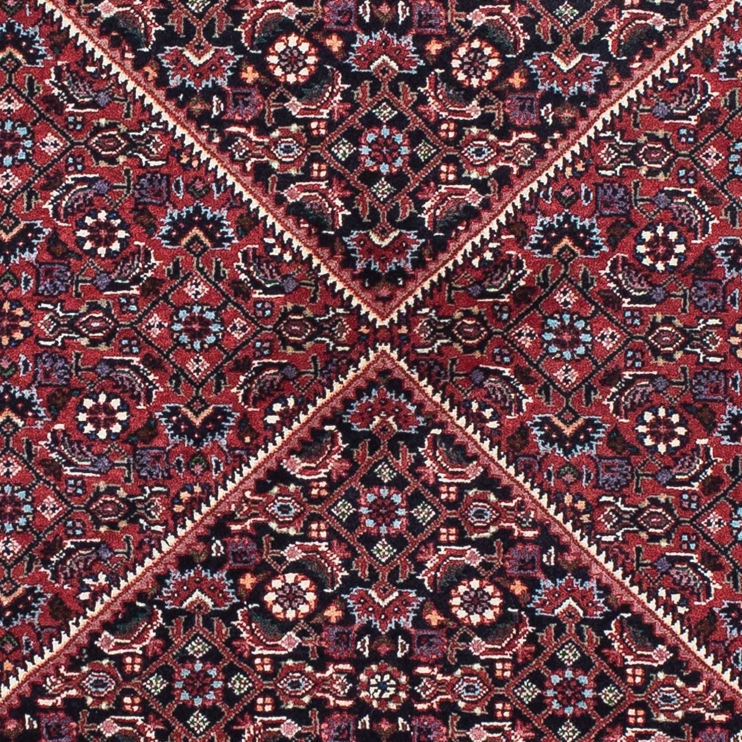 Tapis de couloir Tapis persan - Bidjar - 190 x 73 cm - bleu foncé