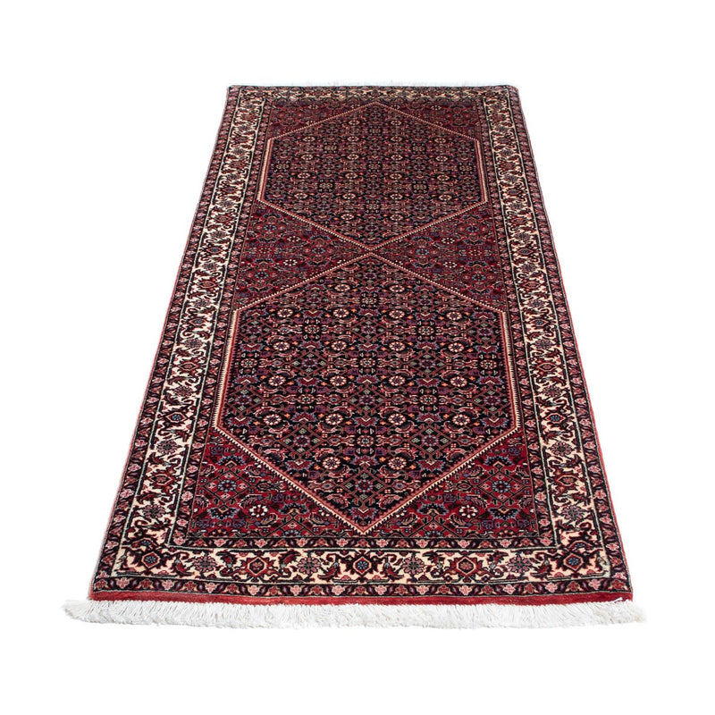 Tapis de couloir Tapis persan - Bidjar - 190 x 73 cm - bleu foncé