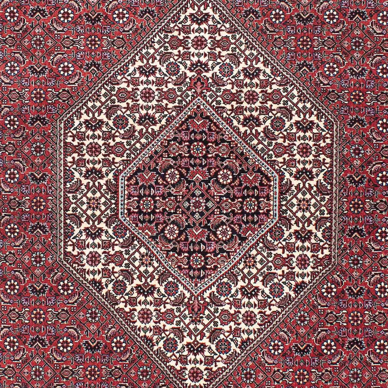 Tapis persan - Bidjar - 200 x 133 cm - rouge clair
