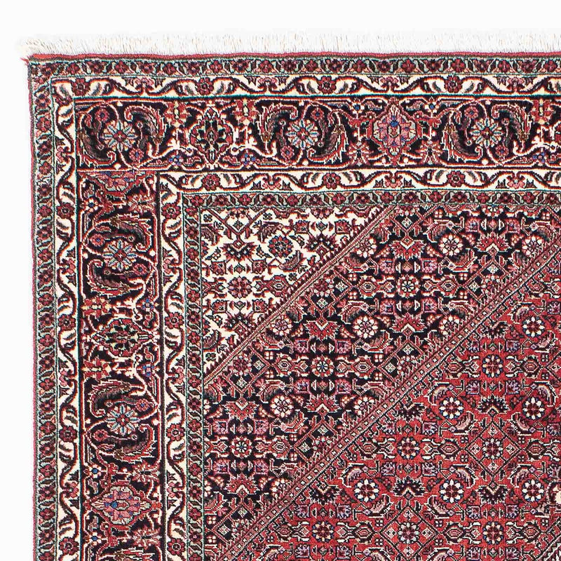 Tapis persan - Bidjar - 200 x 133 cm - rouge clair