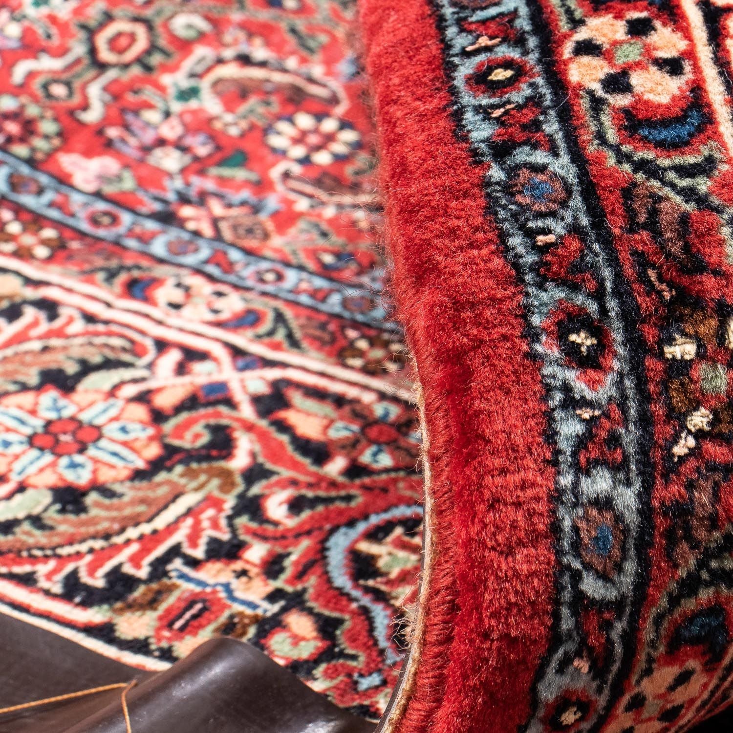 Tapis persan - Bidjar - 233 x 166 cm - rouge