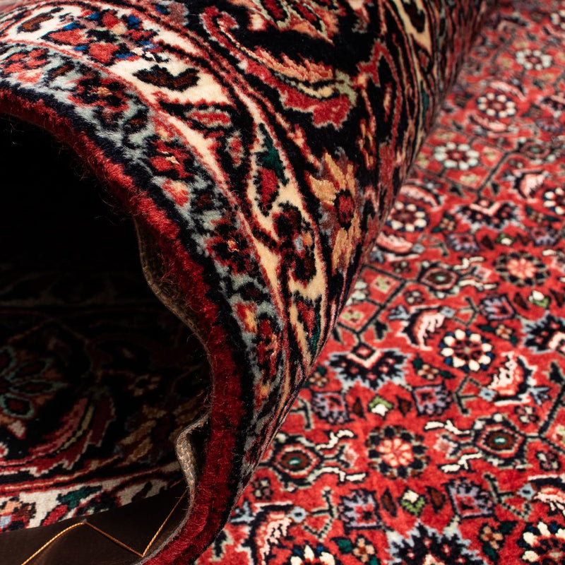 Tapis persan - Bidjar - 246 x 200 cm - rouge foncé
