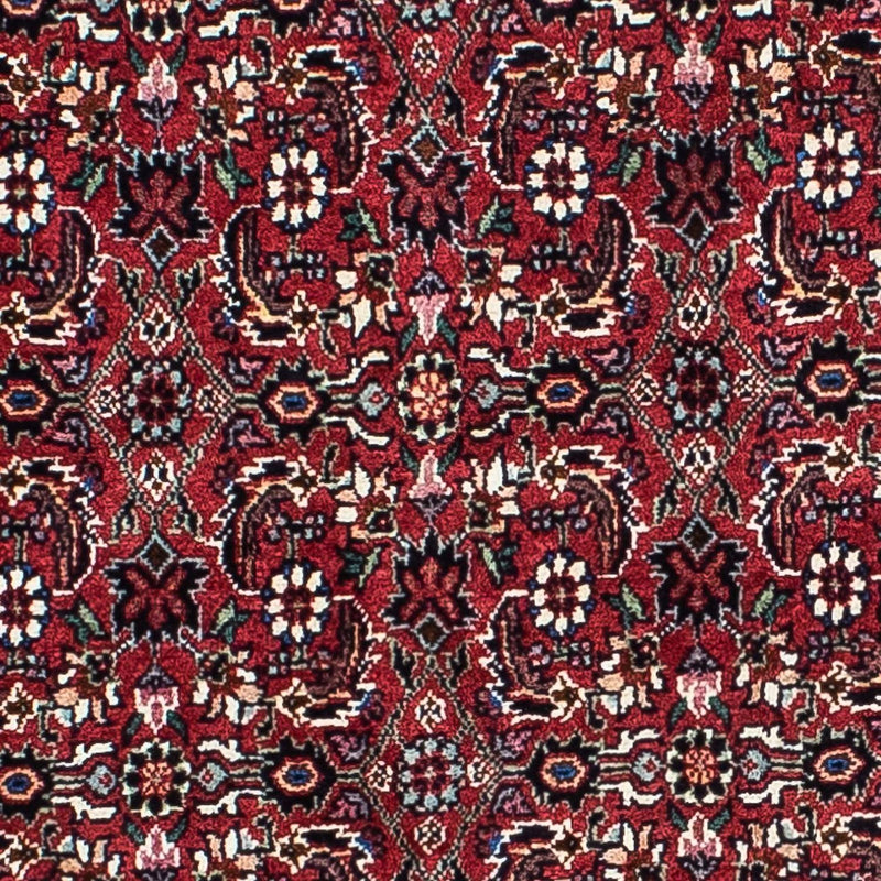 Tapis persan - Bidjar - 208 x 134 cm - rouge foncé