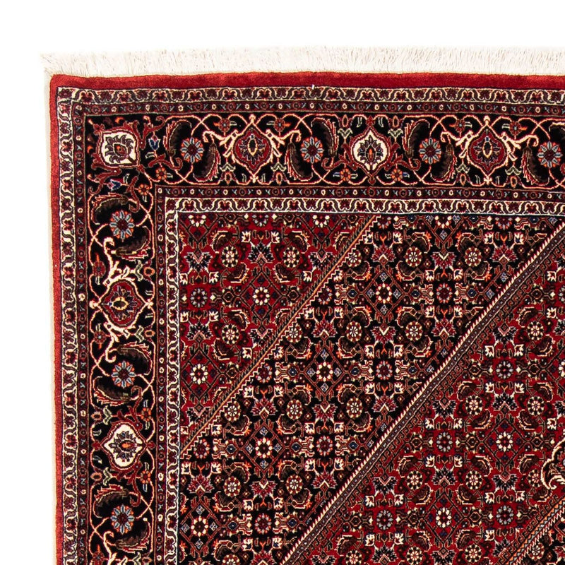 Tapis persan - Bidjar - 238 x 165 cm - rouge foncé