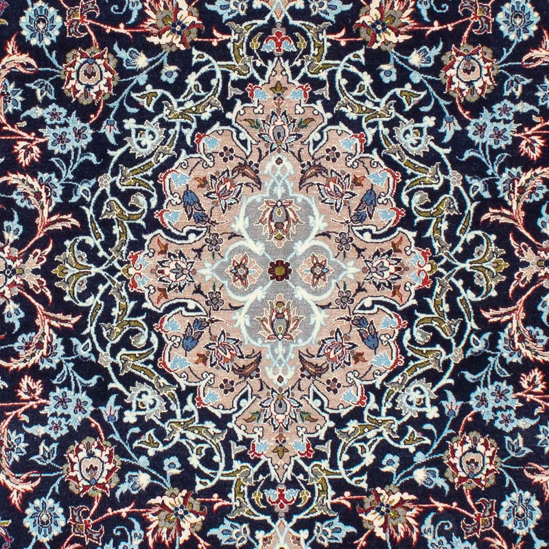 Tapis persan - Isfahan - Premium - 226 x 149 cm - bleu foncé