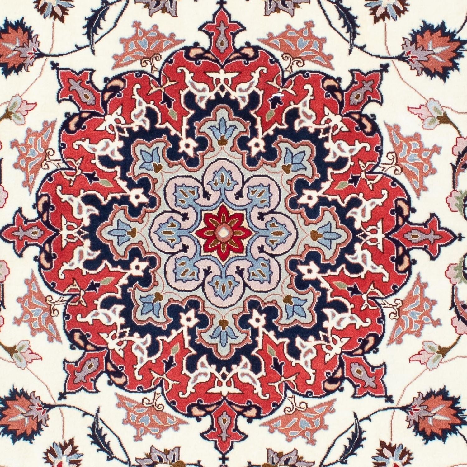 Tapis persan - Tabriz - Royal - 203 x 156 cm - beige