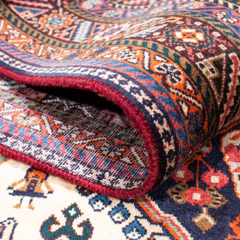 Tapis Gabbeh - Persan Kashkuli - 263 x 158 cm - beige