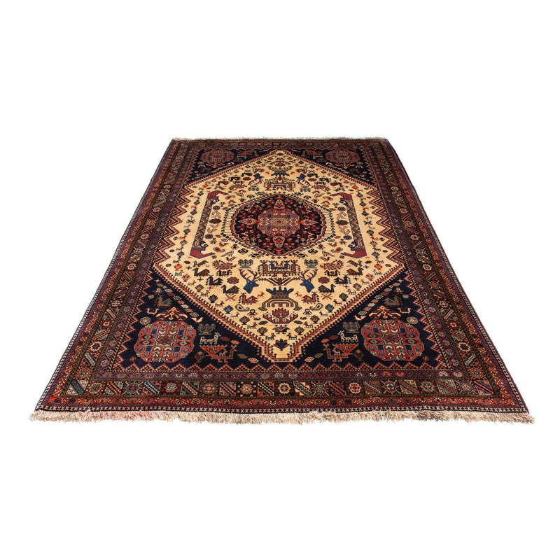 Tapis Gabbeh - Persan Kashkuli - 263 x 158 cm - beige