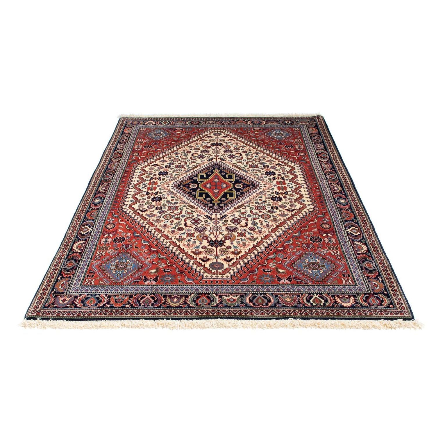 Tapis Gabbeh - Persan Kashkuli - 210 x 139 cm - beige