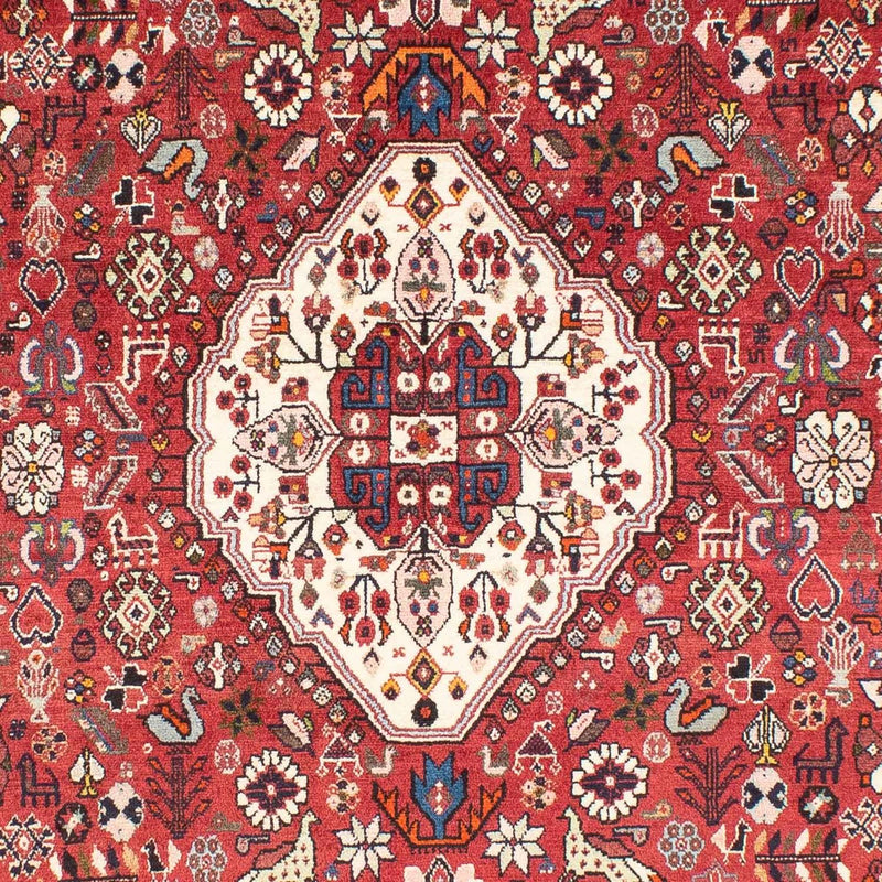 Tapis Gabbeh - Persan Kashkuli - 247 x 157 cm - rouge foncé