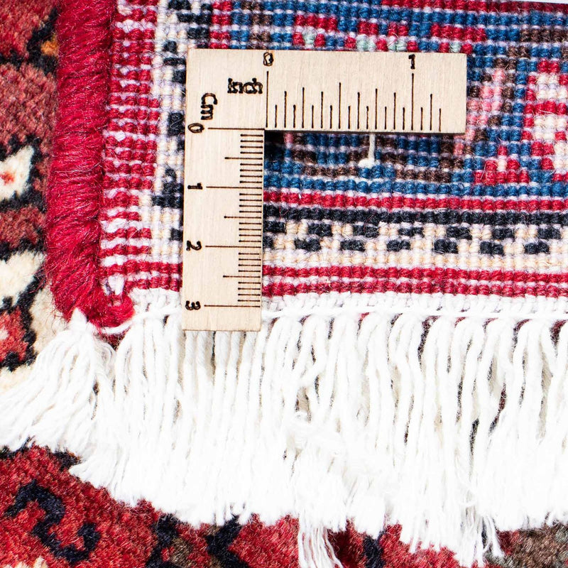 Tapis Gabbeh - Persan Kashkuli - 247 x 157 cm - rouge foncé