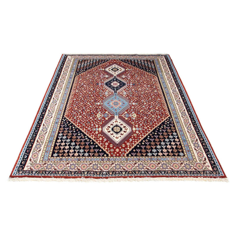 Tapis Gabbeh - Persan Kashkuli - 225 x 139 cm - rouge foncé