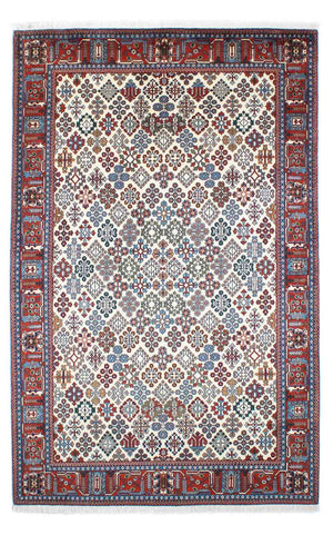 Tapis Gabbeh - Persan Kashkuli - 241 x 159 cm - beige